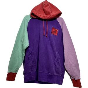 Looney Tunes,X teddy, fresh, adult size, medium, color block, zip up hoodie‎